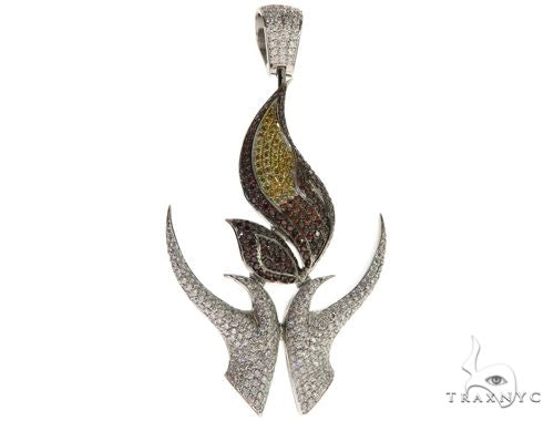 Custom Made Hands on Fire Pendant 63559 - Image 1