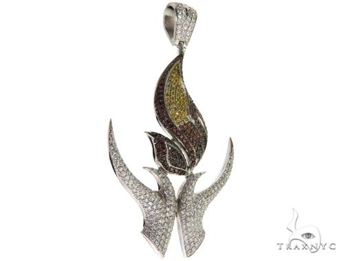 Custom Made Hands on Fire Pendant 63559 - Image 2