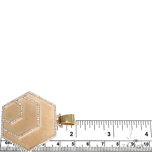 Custom Made Hex Diamond Pendant 66652 - Image 6