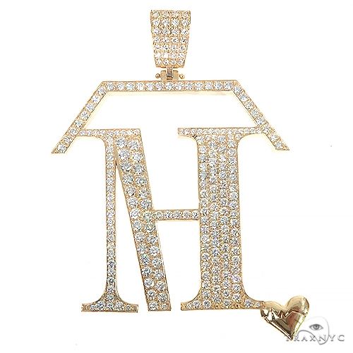 Custom Made Home Health Care Logo Diamond Pendant 67195 - Image 1