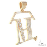 Custom Made Home Health Care Logo Diamond Pendant 67195 - Image 2