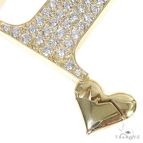 Custom Made Home Health Care Logo Diamond Pendant 67195 - Image 4