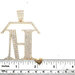 Custom Made Home Health Care Logo Diamond Pendant 67195 - Image 6