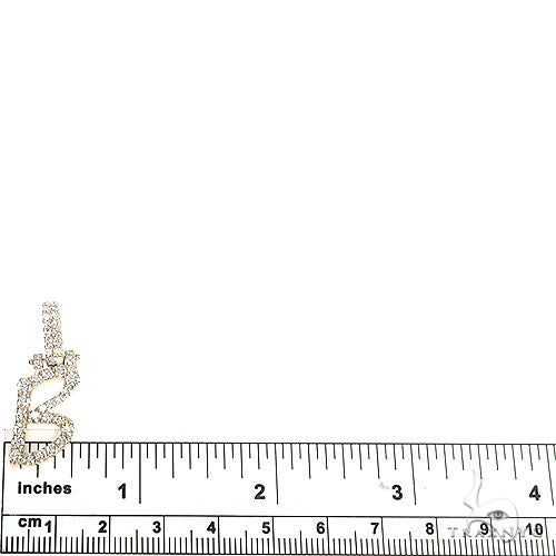 Custom Made Initial 'B' Diamond Pendant 66576 - Image 5