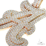 Custom Made Initial Diamond Pendant 67716 - Image 3