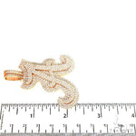 Custom Made Initial Diamond Pendant 67716 - Image 6
