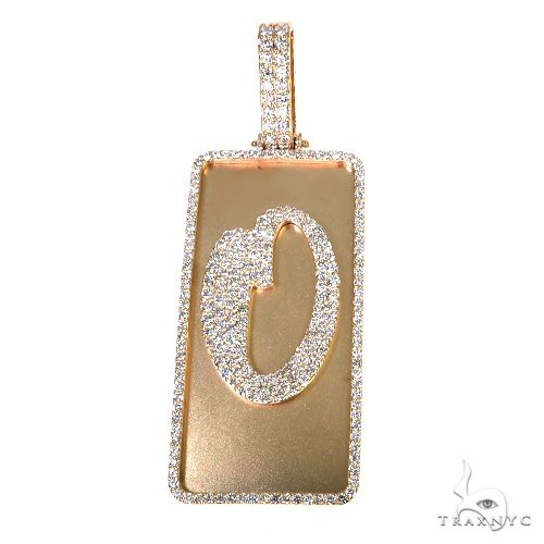Custom Made Initial Diamond Pendant 67787 - Image 1