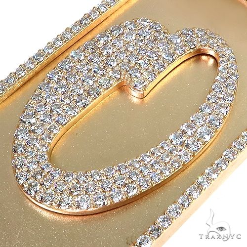 Custom Made Initial Diamond Pendant 67787 - Image 3