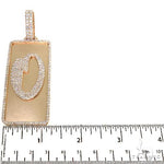 Custom Made Initial Diamond Pendant 67787 - Image 5