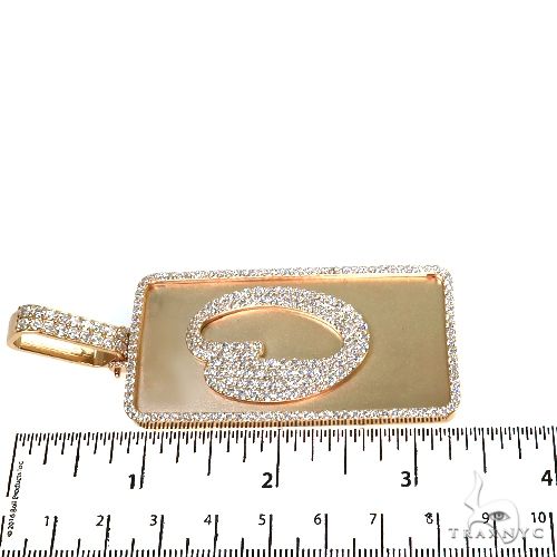 Custom Made Initial Diamond Pendant 67787 - Image 6