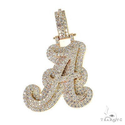 Custom Made Initial Diamond Pendant 67860 - Image 1