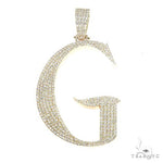 Custom Made Initial 'G' Diamond Pendant 67183 - Image 1