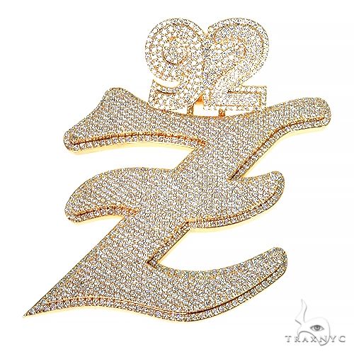 Custom Made Initial Pendant 67443 - Image 1