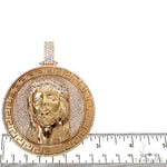 Custom Made Jesus Head Diamond Pendant 67612 - Image 6