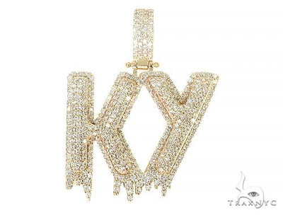 Custom Made KY Drip Diamond Pendant 66062 - Image 1