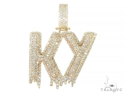 Custom Made KY Drip Diamond Pendant 66062 - Image 1