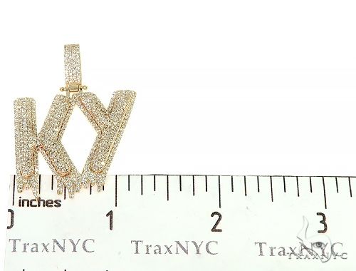Custom Made KY Drip Diamond Pendant 66062 - Image 6