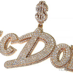 Custom Made Logo Diamond Pendant 68561 - Image 3