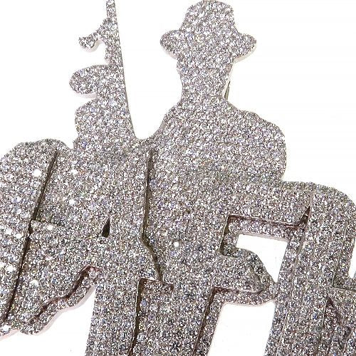 Custom Made Mafia Diamond Pendant 68356 - Image 3
