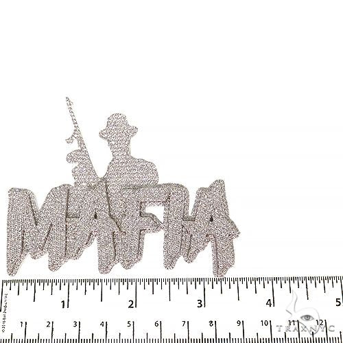 Custom Made Mafia Diamond Pendant 68356 - Image 5