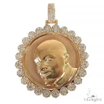 Custom Made Memorial Diamond Frame Pendant 67989 - Image 1