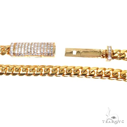 Custom Made Miami Cuban 12mm Emerald Lock Chain 67622 - Image 5