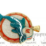 Custom Made Miami Dolphins Diamond Pendant 66304 - Image 7