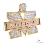 Custom Made 'Michigan' Diamond Pendant 67212 - Image 2