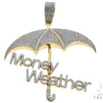 Custom Made Money Weather Umbrella Diamond Pendant 63882 - Image 2