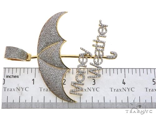 Custom Made Money Weather Umbrella Diamond Pendant 63882 - Image 6