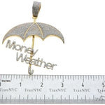 Custom Made Money Weather Umbrella Diamond Pendant 63882 - Image 7