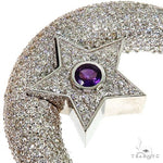 Custom Made Moon Star Diamond Pendant 67702 - Image 3