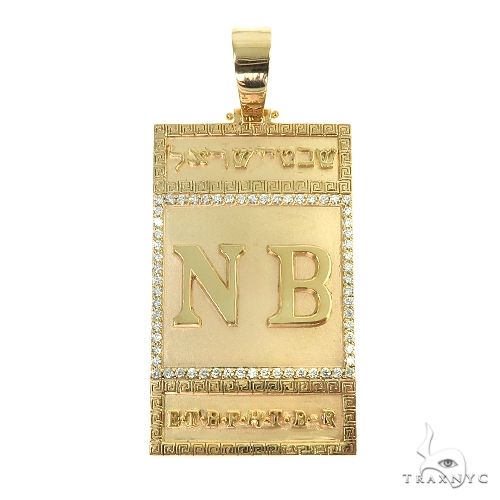 Custom Made 'NB' Pendant 66827 - Image 1