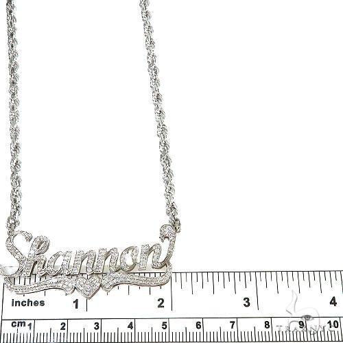 Custom Made Name Diamond Necklace 67092 - Image 5