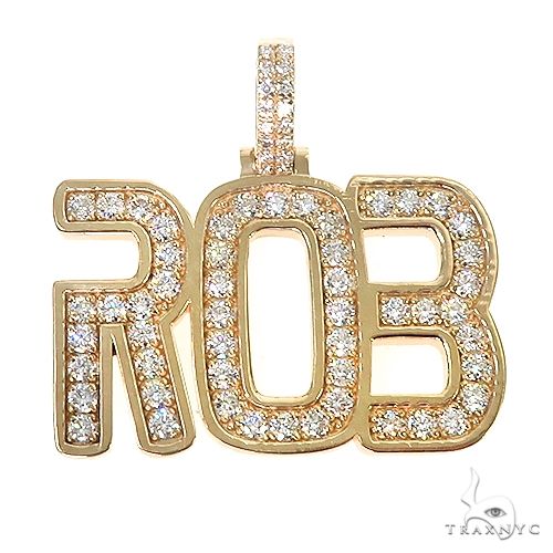 Custom Made Name Diamond Pendant 66956 - Image 1