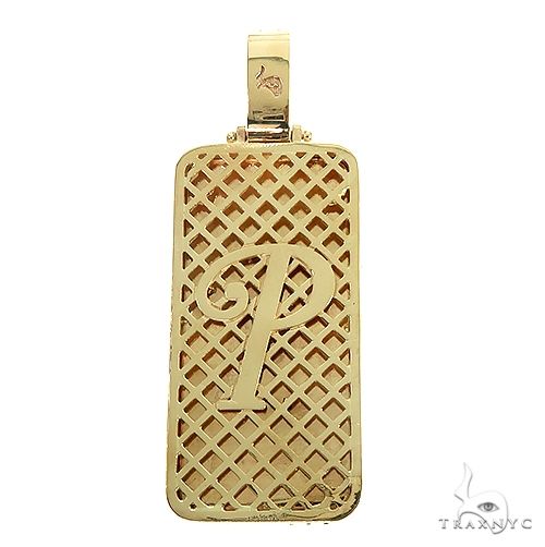 Custom Made 'P' Diamond Pendant 66497 - Image 3