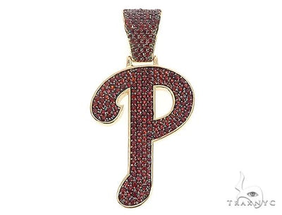 Custom Made P Garnet Pendant 65656 - Image 1