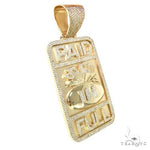 Custom Made 'Paid In Full' Money Bag Diamond Pendant 66730 - Image 2