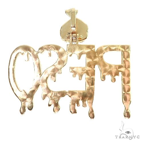 Custom Made 'Peso' Diamond Pendant 67085 - Image 4