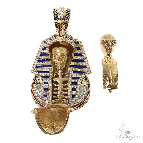 Custom Made Pharaoh Pendant With Interchangeable Skull and Alien Body Parts Inside 68578 - Image 3