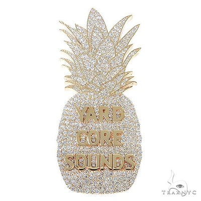 Custom Made Pineapple Diamond Pendant 66775 - Image 1