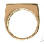 Custom Made Pinky Diamond Cross Ring 66265 - Image 6