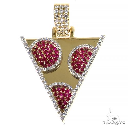 Custom Made Pizza Logo Pendant 68226 - Image 1