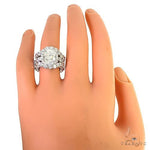 Custom Made Platinum Engagement Set Diamond Ring 67088 - Image 7