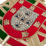 Custom Made Portugal Flag Diamond Pendant 66267 - Image 5