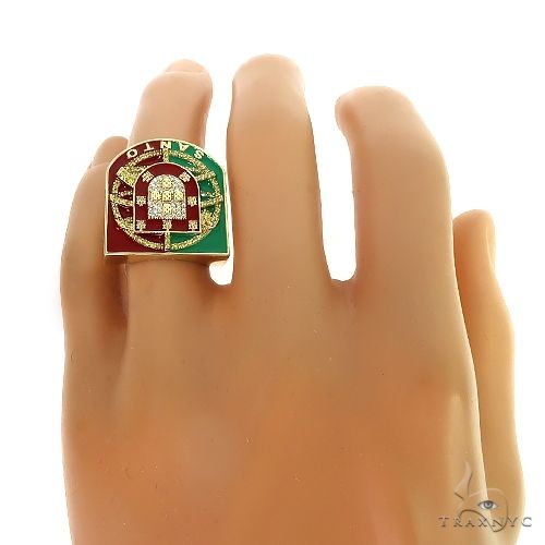 Custom Made Portugal Flag Emblem Ring 66696 - Image 6