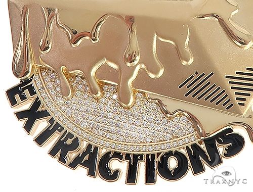 Custom Made Pure Gold Extractions Pendant 65421 - Image 5