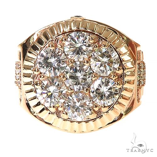 Custom Made Rolex Style Diamond Ring 67378 - Image 1