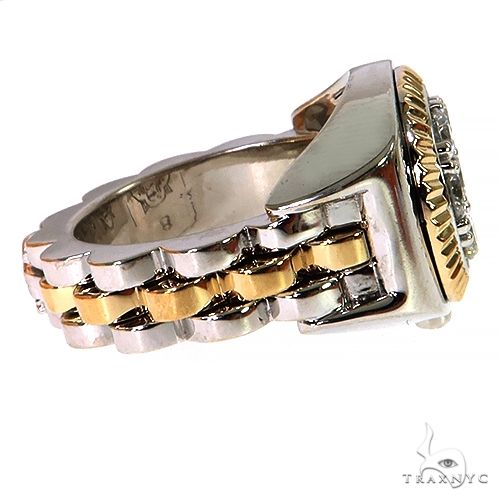 Custom Made Rolex Style Diamond Ring 68329 - Image 3