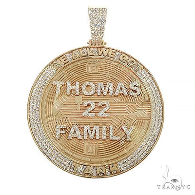 Custom Made Round Diamond Pendant 67197 - Image 1